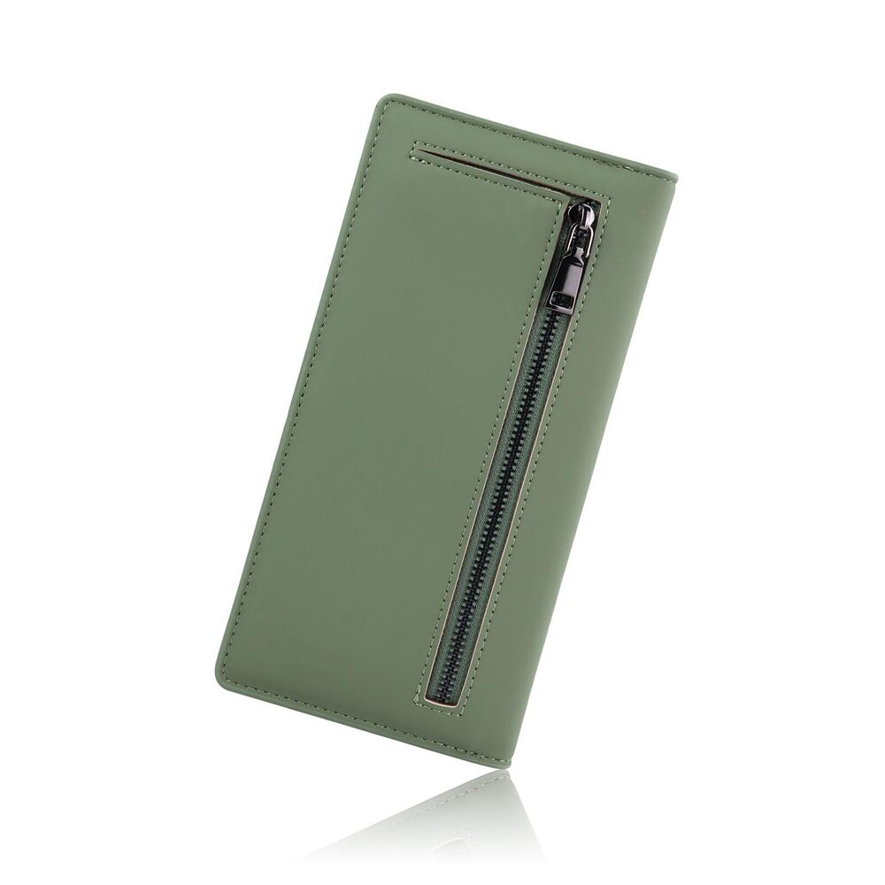 7336 Slim Wallet , Bifold PU Leather Long Rfid Blocking Wallet Large